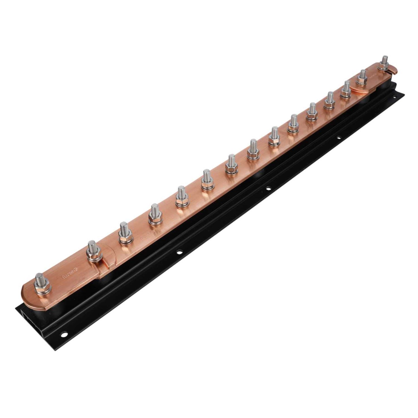 Furse LK207-10SS 10 Way Copper Earth Bar with Twin Disconnecting Links