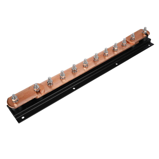 Furse LK207-8SS 8 Way Copper Earth Bar with Twin Disconnecting Links