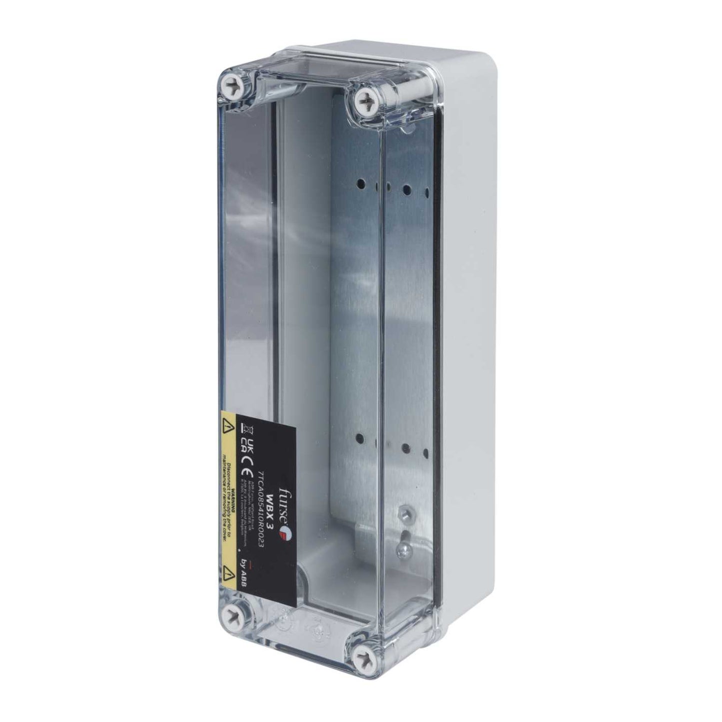 WBX3 230mm x 80mm x 85mm Polycarbonate Enclosure IP67 for Furse ESP and SPD's