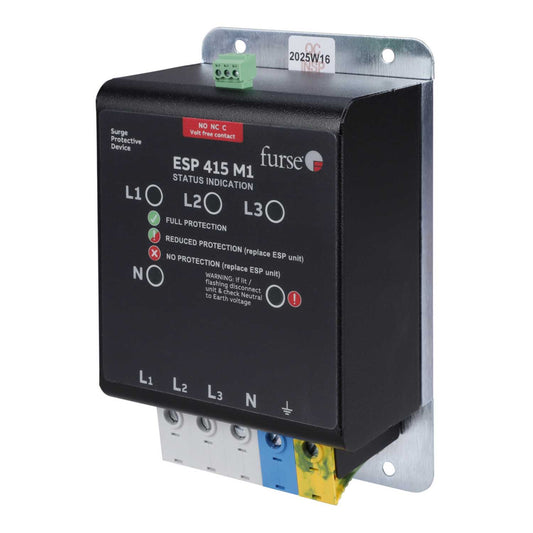 Furse 25kA Panel Mount 415V Type 1+2+3 Surge Protector