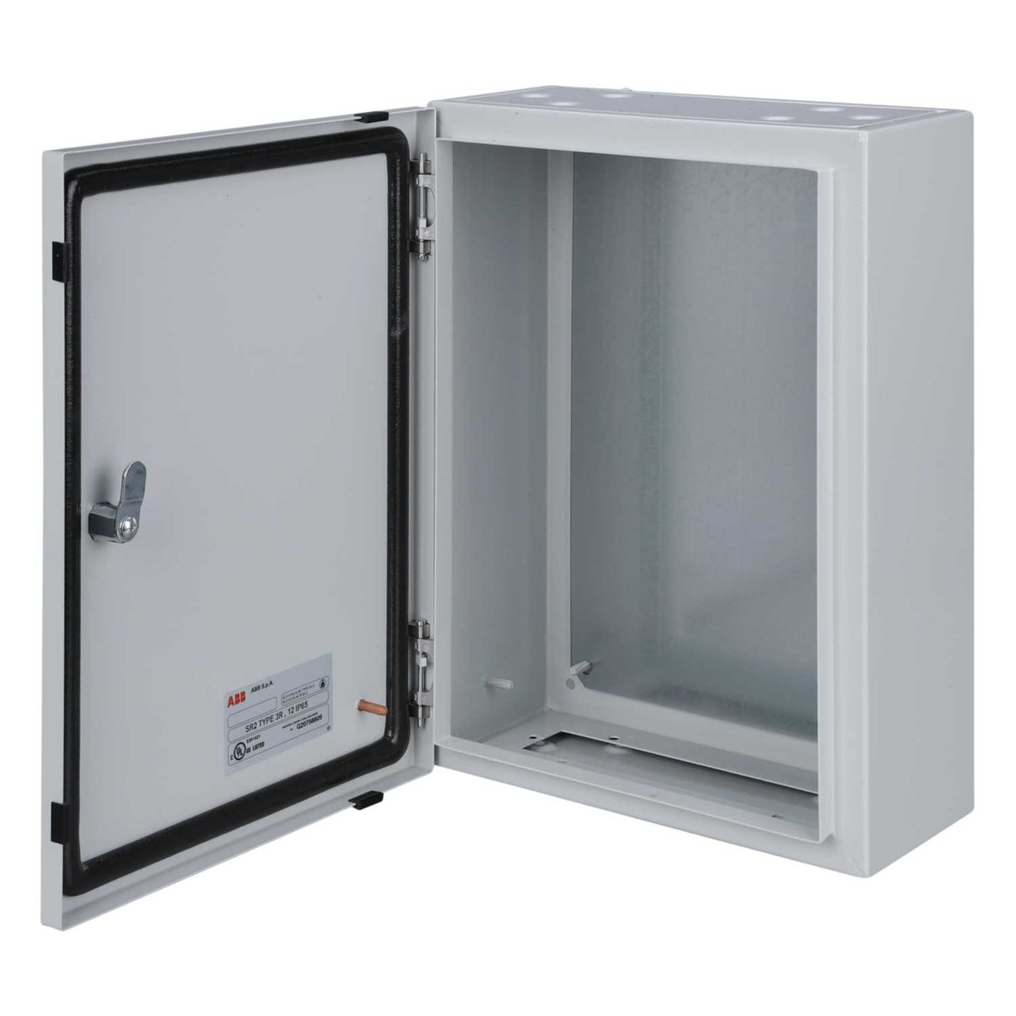 ABB SR2 400mm x 300mm x 150mm Steel Enclosure with Mounting Plate IP65