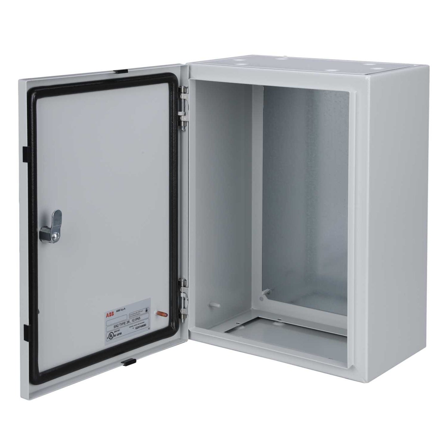 ABB SR2 400mm x 300mm x 200mm Steel Enclosure with Mounting Plate IP65