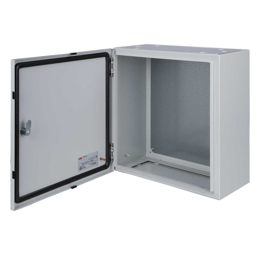 ABB SR2 400mm x 400mm x 200mm Steel Enclosure with Mounting Plate IP65