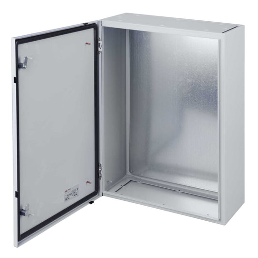 ABB SR2 700mm x 500mm x 250mm Steel Enclosure with Mounting Plate IP65