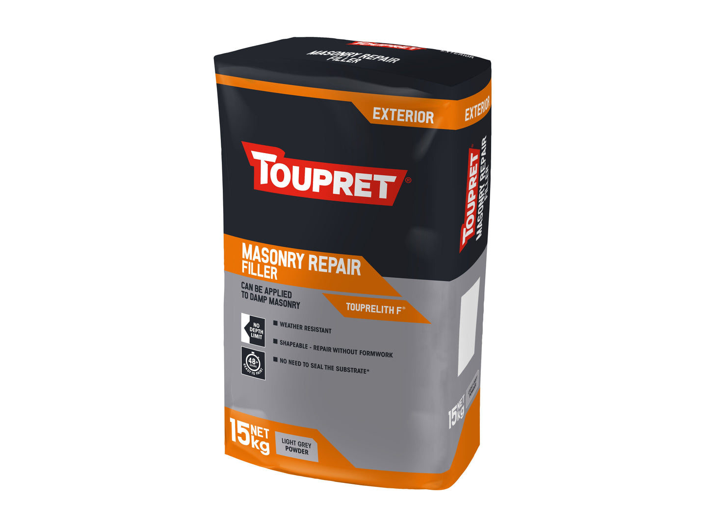 TOUPRET TOUTTTHR15 EXTERIOR MASONRY REPAIR FILLER 15kg