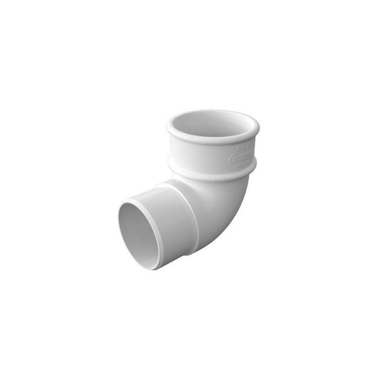 FREEFLOW ROUND OFFSET BEND 90deg WHITE FRR524