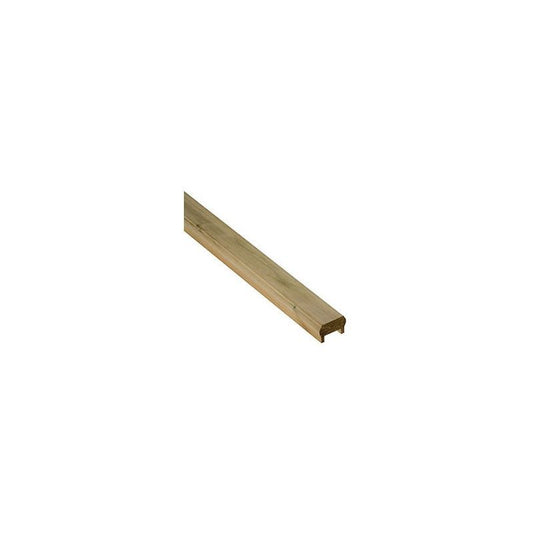UC3 TREATED UNIVERSAL DECK RAIL INCLUDES FILLET 44 x 68 x 2395mm DHU24