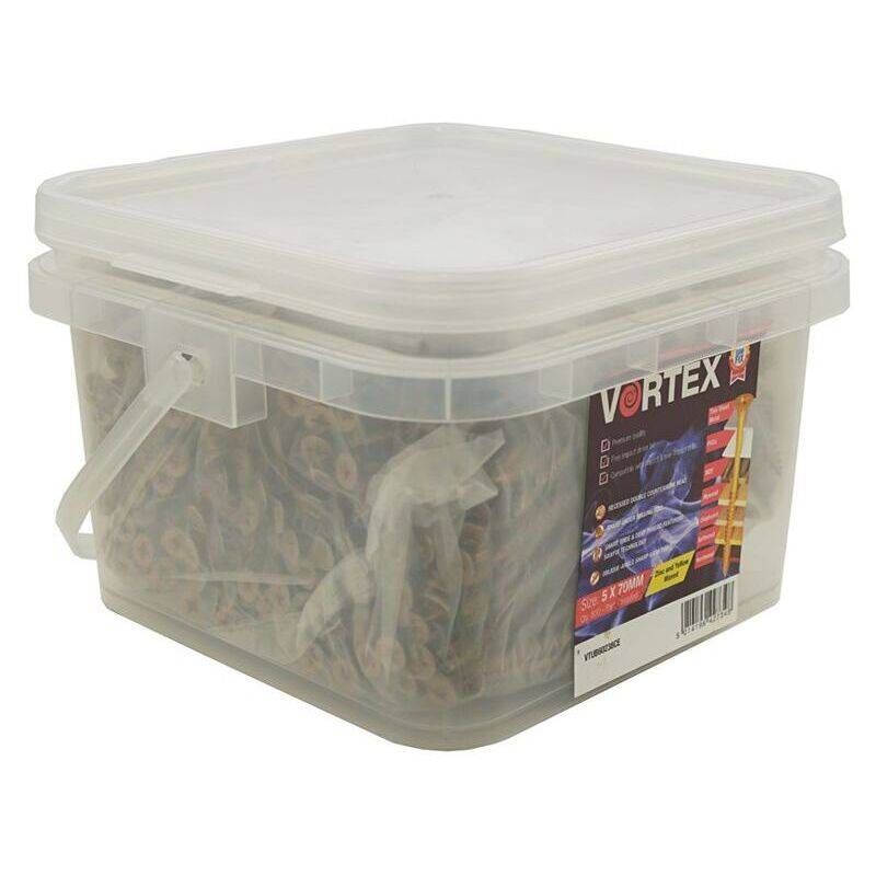 VORTEX 5 x 80mm POZI COUNTERSUNK SCREW HIGH PERFORMANCE PER TUB 700 VTUB60239CE