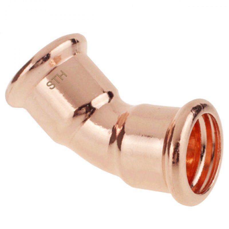 FLOWFLEX COPPER PRESS ELBOW 35mm 45deg 6014M.35B