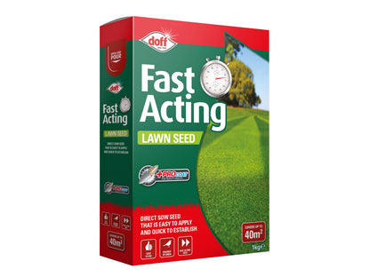 DOFF DOFFLCA00DOF FAST GROWING LAWN SEED 1kg (40m2)