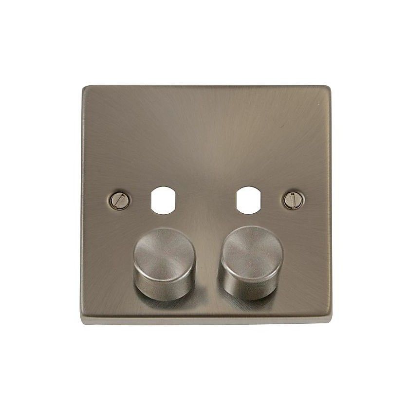 CLICK VPSC152PL 2G DIMMER PLATE & KNOBS