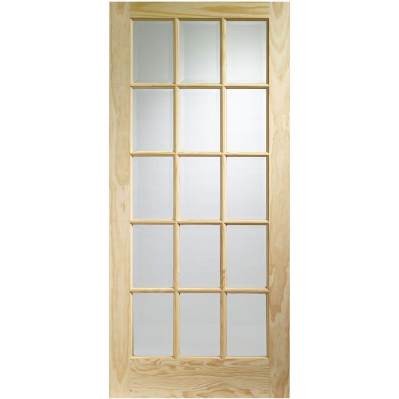 XL CLEAR PINE DOOR SA77 CLEAR GLASS GCPSA33 1981 X 838 X 35MM (33")