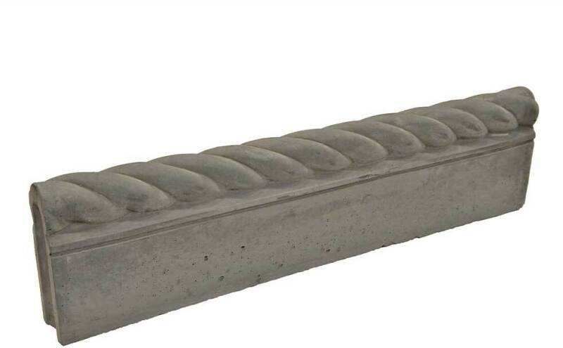 BRETT FULL ROPE TOP EDGING 150 x 50 x 580mm CHARCOAL PEN1FRCL (HGBB ONLY)