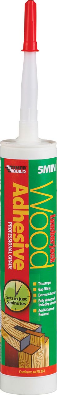 Everbuild Lumberjack 5 Min Pu Wood Adhesive Liquid 750G 5MINPU7