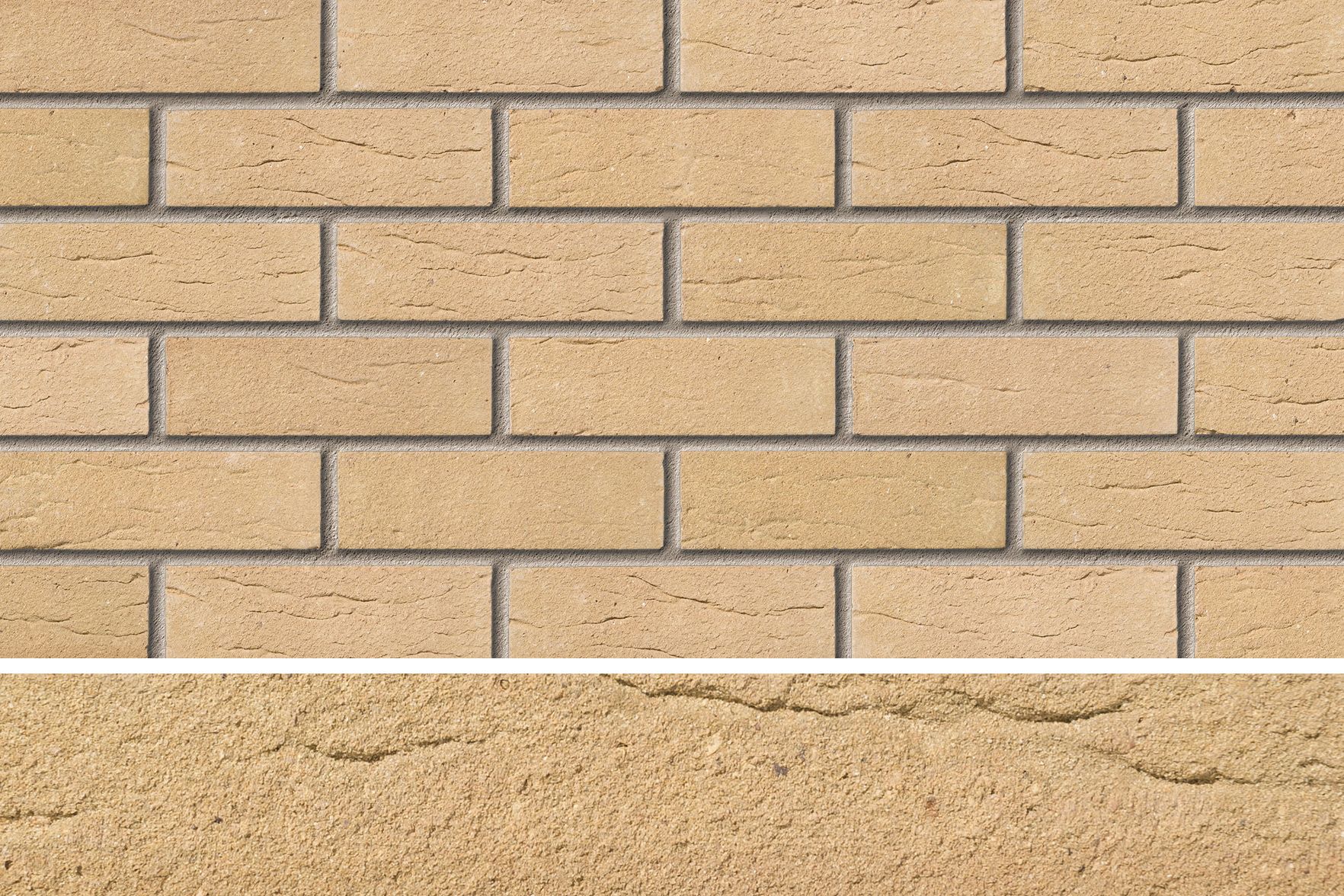 IBSTOCK  CATTYBROOK BRUNSWICK BUFF BRICK 65mm (100 PER LEG) A0640A