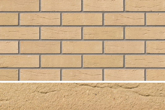 IBSTOCK  CATTYBROOK BRUNSWICK BUFF BRICK 65mm (100 PER LEG) A0640A