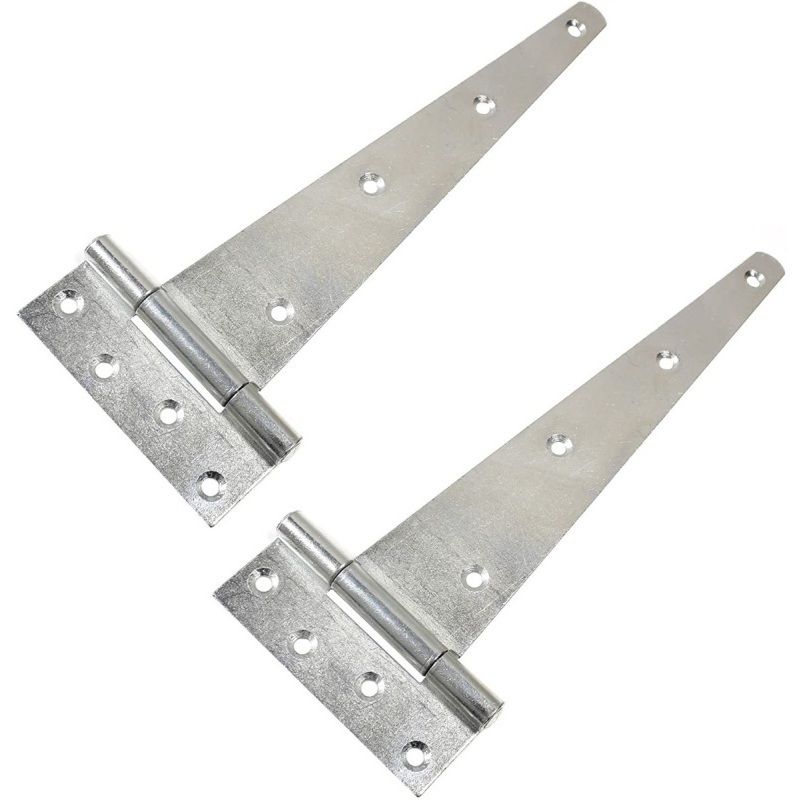 PAIR 400mm 119 GALV HEAVY TEE HINGES 119-0400GV