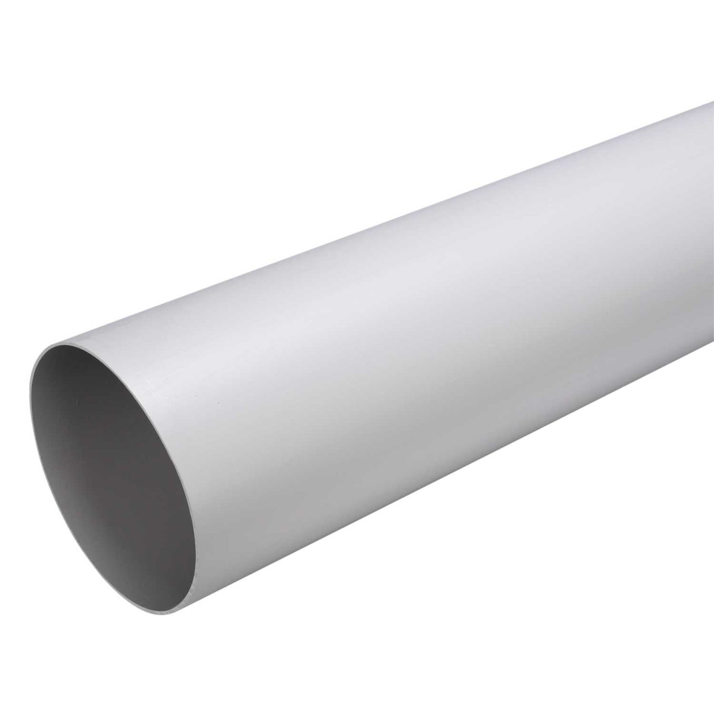 Addvent 150mm 6" Round Rigid Pipe Grey (1.5m Length)