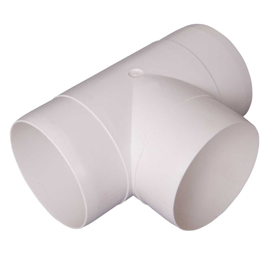 100mm 4" Equal 'T' Piece PVC