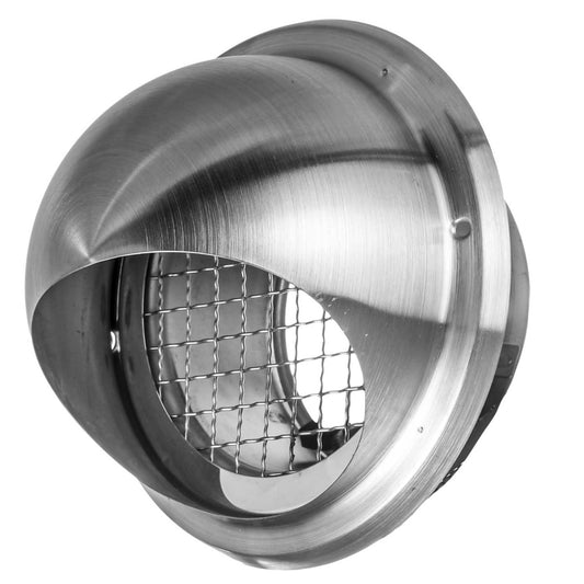 Addvent 100mm 4" Stainless Steel Bull Nose Vent