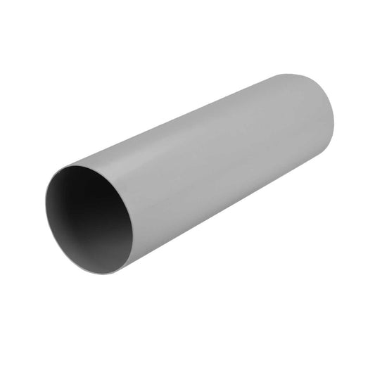 Addvent 100mm 4" Round Rigid Pipe Grey (350mm Length)