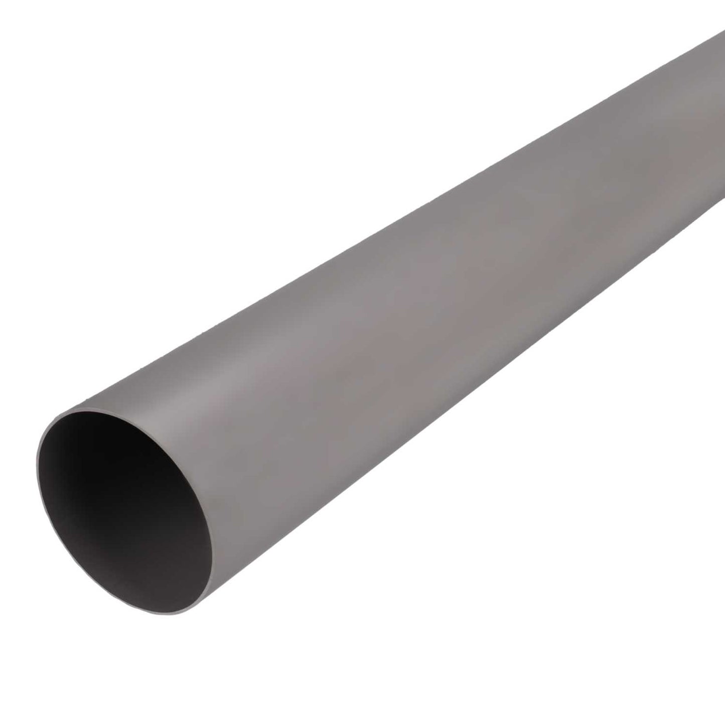 Addvent 100mm 4" Round Rigid Pipe Grey (500mm Length)