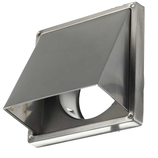 Addvent 125mm 5" Stainless Steel Cowled Grille