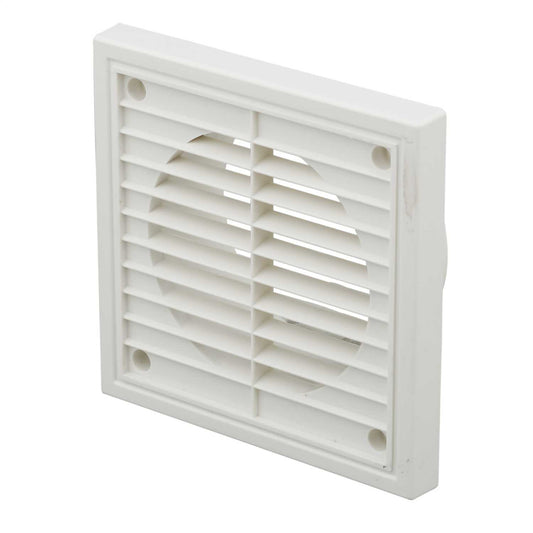 Addvent 100mm 4" Fixed Grille White