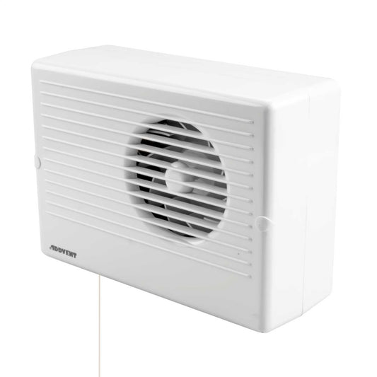 Addvent 100mm 4" Centrifugal Fan with Humidistat and Pullcord