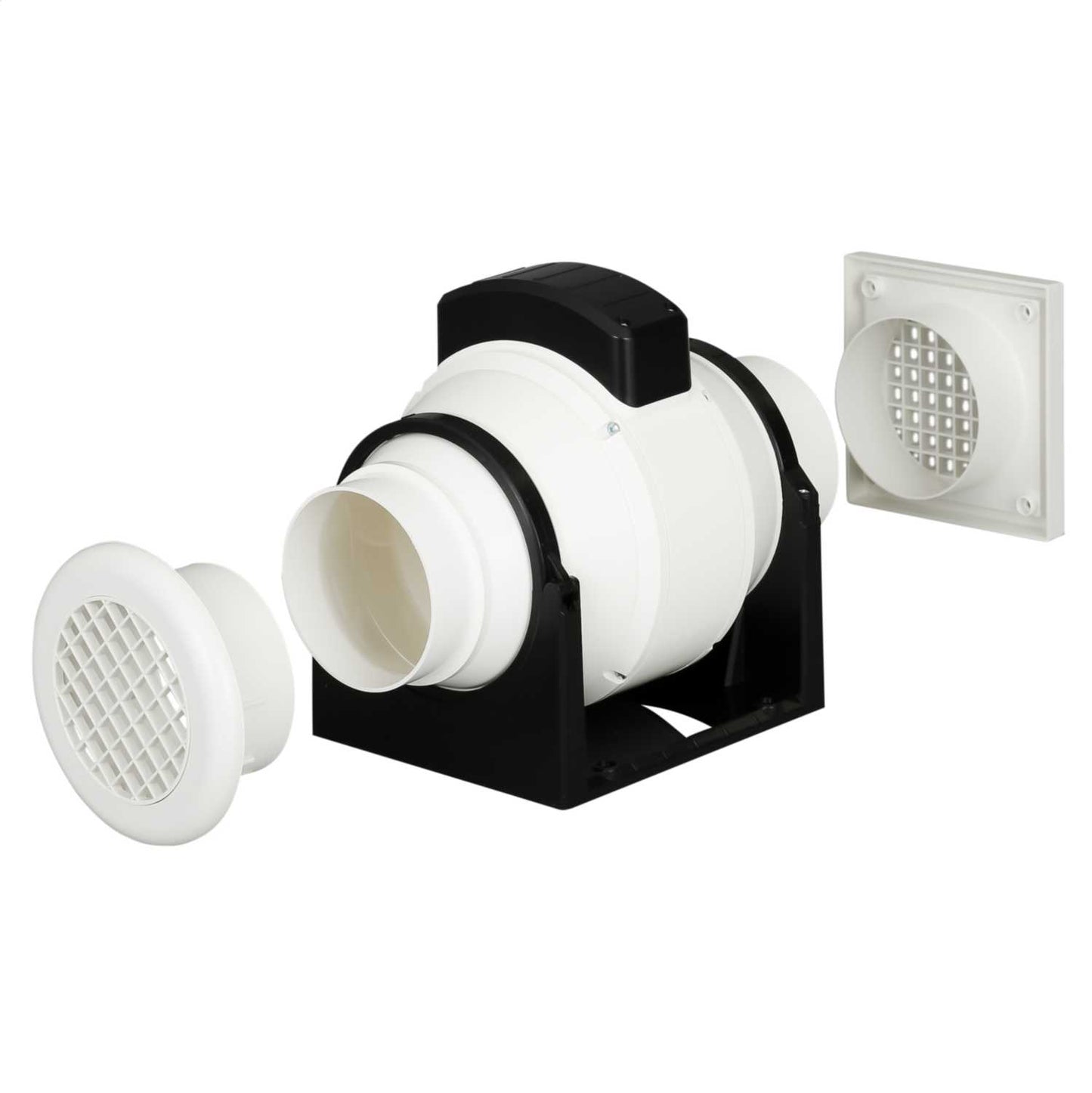 Addvent 100mm 4" In-Duct Mixed Flow Fan Kit with Timer