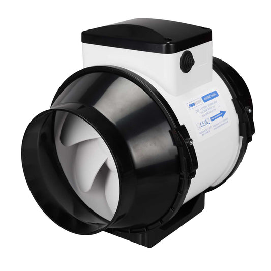 Addvent 150mm 6" In-Duct Compact Mixed Flow Fan
