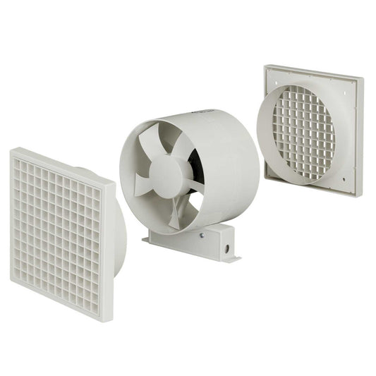 Addvent 150mm 6" Axial In-Duct Fan Kit with Timer