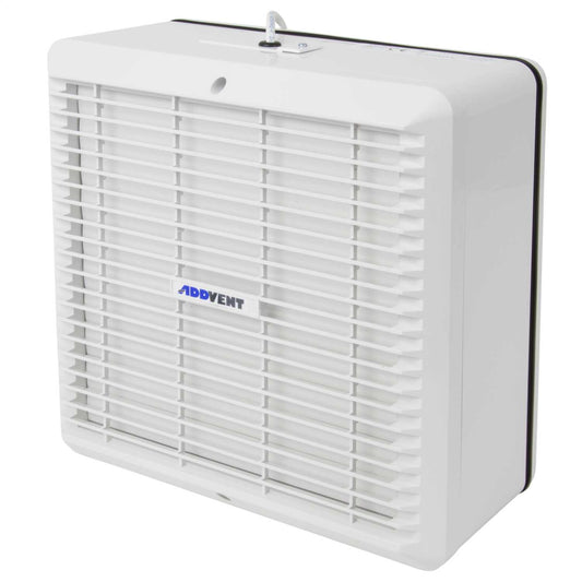Addvent 230mm 9" Automatic Model Extractor Fan Thermo Activated Shutter