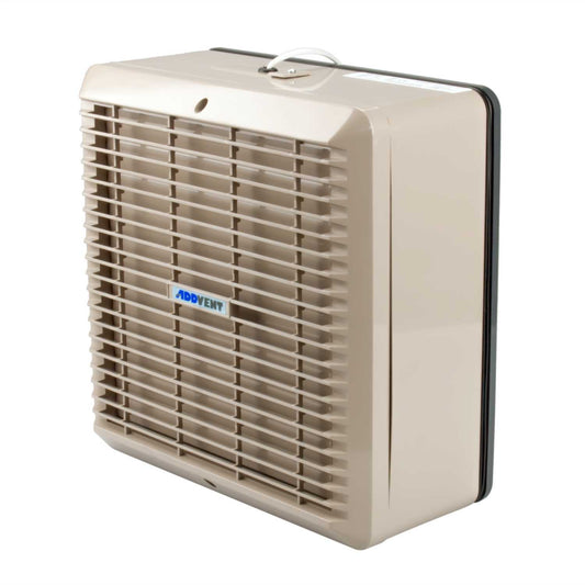 Addvent 230mm 9" Automatic Window Fan Thermo Activated Shutter