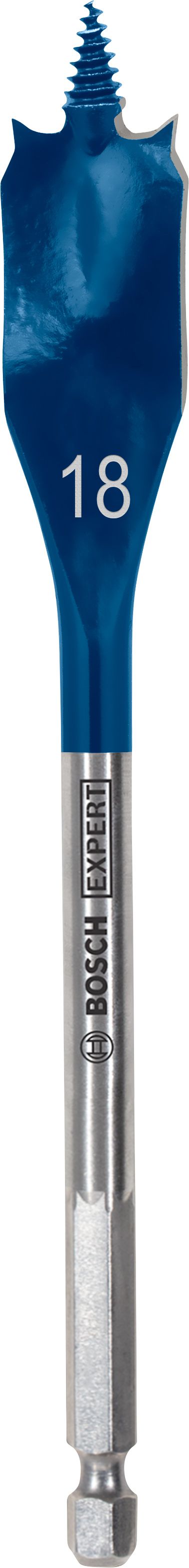 BOSCH 2608900317 SELF CUT FLAT WOOD DRILL BIT 18 x 152mm