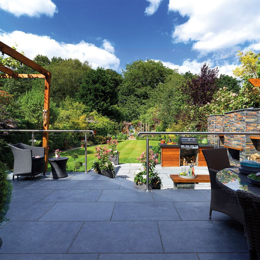 PAVESTONE NATURAL SLATE 14.44m2 PACK MIDNIGHT SELECTED (RIO) 03000141