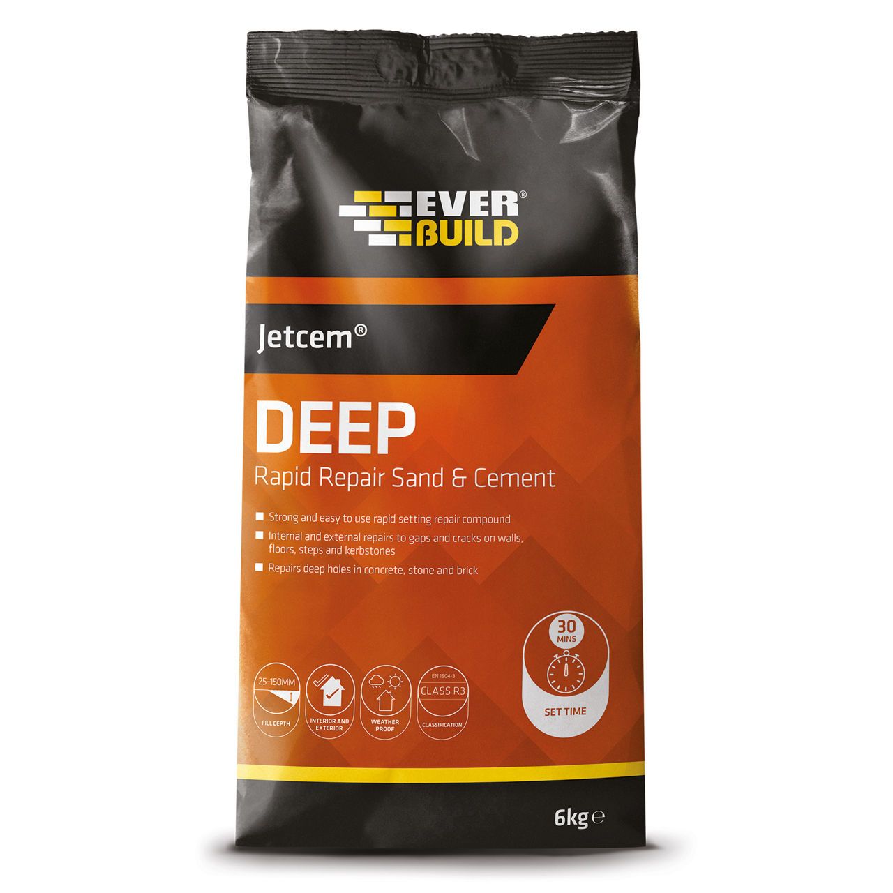 Everbuild Jetcem Rapid Setting Sand & Cement JETMIX6