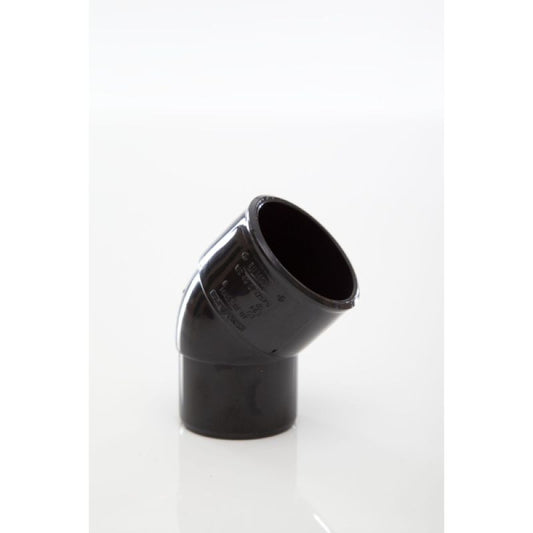 POLYPIPE ABS SPIGOT BEND 40mm x 45deg WS49 WS49G GREY