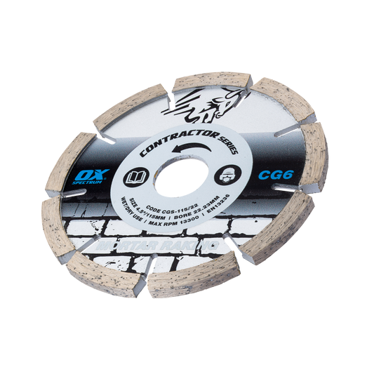 SPECTRUM CG6-115/22 CONTRACTORS MORTAR RAKE DISC 115mm