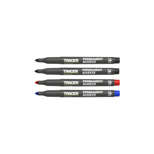 TRACER APMK1 PERMANENT CONSTRUCTION MARKERS PACK OF 4