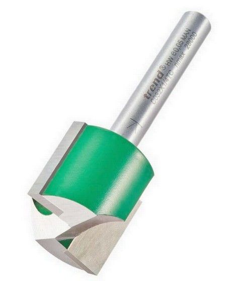 TREND C032X1/4TC TWO FLUTE CUTTER 22.2MM DIAMETER