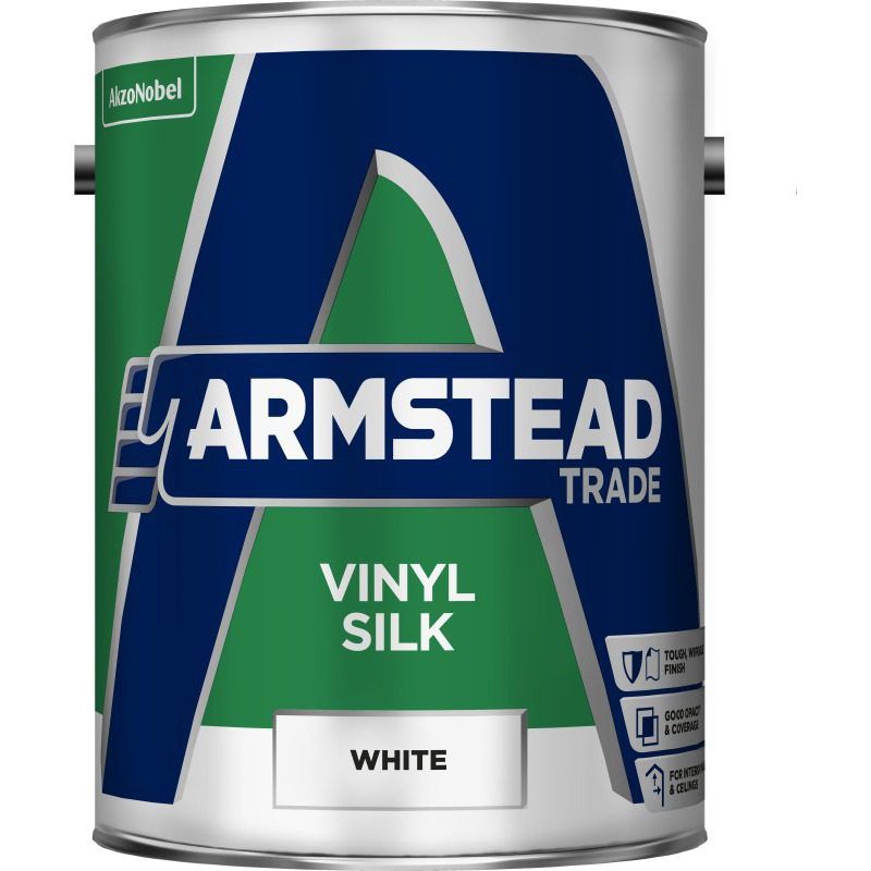 ARMSTEAD TRADE VINYL SILK EMULSION 5l WHITE 5218692