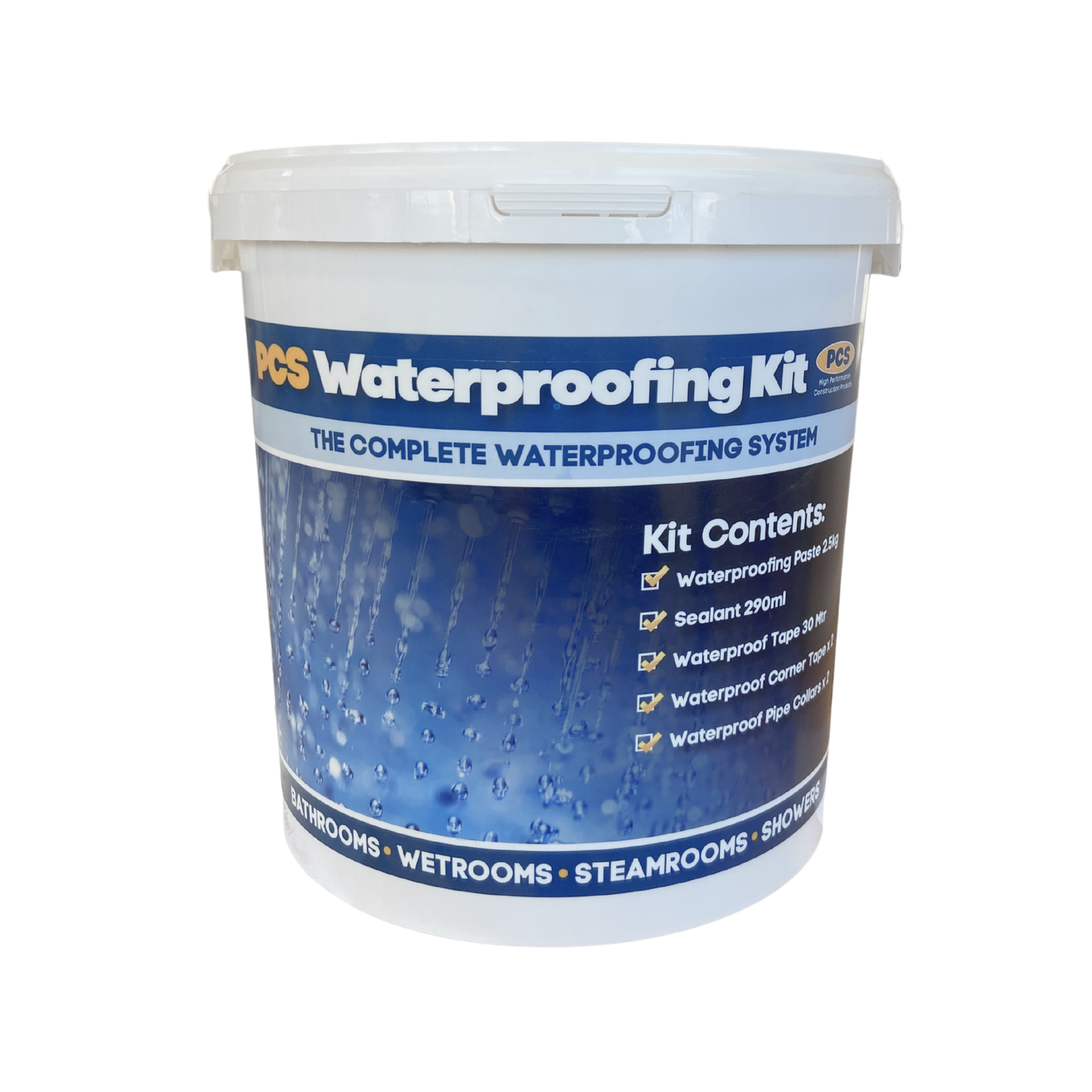 RBP WATERPROOFING KIT C/W 2.5kg PCS WATERPROOFING PASTE+TAPE+PIPE COLLARS+CORNERS