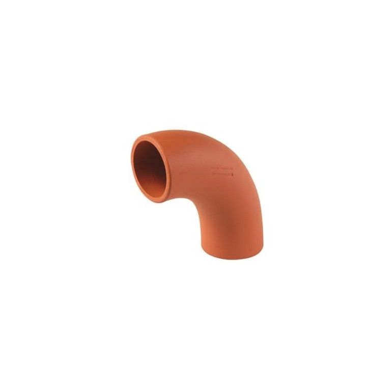 CANOVA CLAY SUPERSLEVE SINGLE SOCKETED BEND 225mm x 90deg SB1/5S