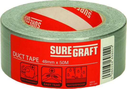 SUREGRAFT SILVER DUCT TAPE 48MMX50M