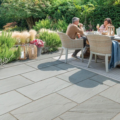 BRADSTONE NATURAL SANDSTONE PAVING 300 x 300 x 22mm AUTUMN GREEN 66514