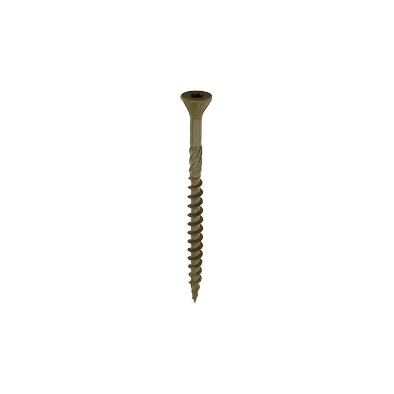 TIMCO DECKING SCREW TX20 CSK C2 4.5 x 75mm (TUB 250) GREEN 75C2D250