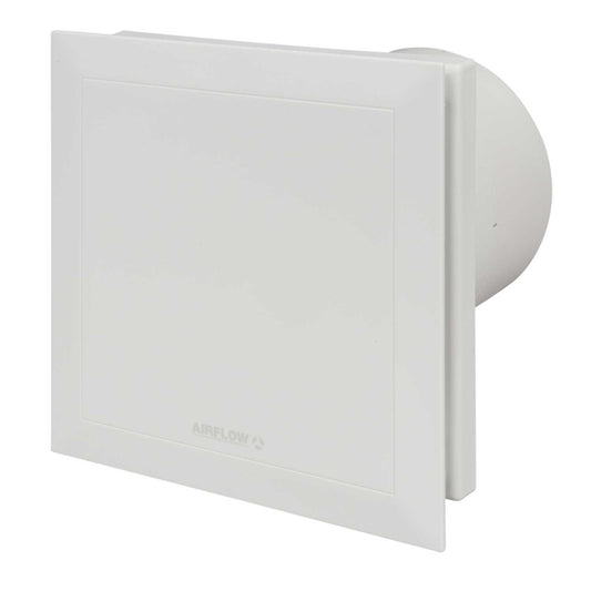 Airflow 150mm 6" QuietAir Axial Fan with Humidistat and Timer