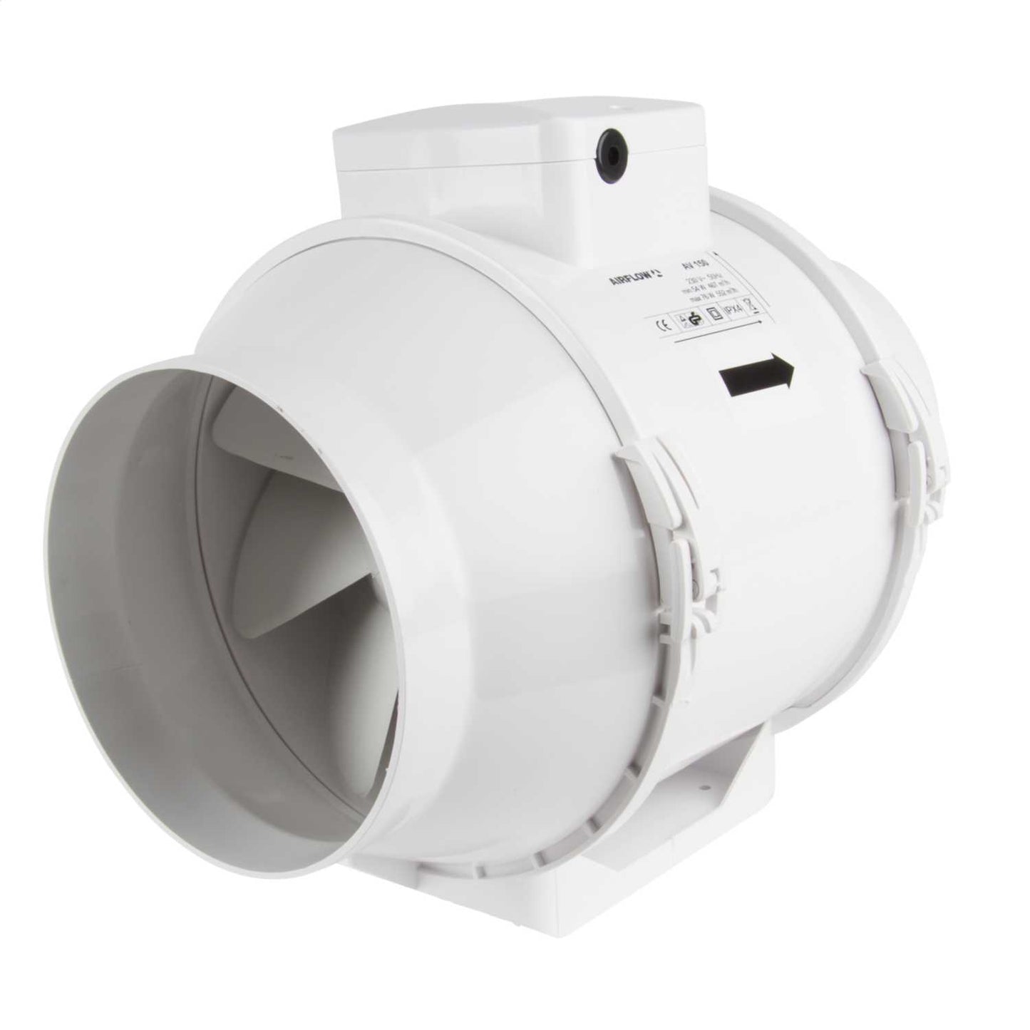 Airflow 150mm 6" Aventa Basic In-Duct Mixed Flow Fan