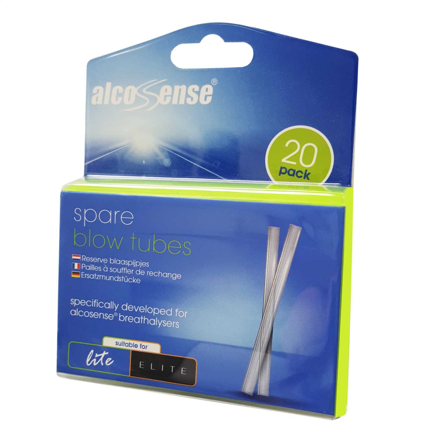 Alcosense Blow Tubes (Pack of 20)